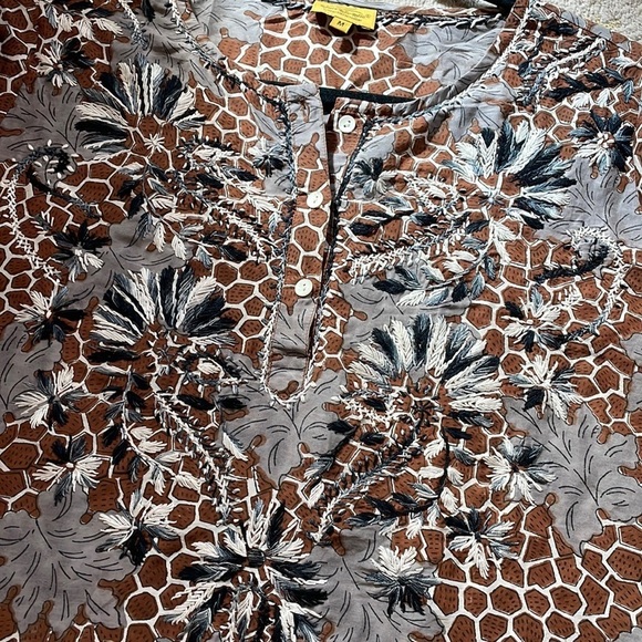 Roberta Roller Rabbit Tunic Coverup Top - Picture 4 of 9